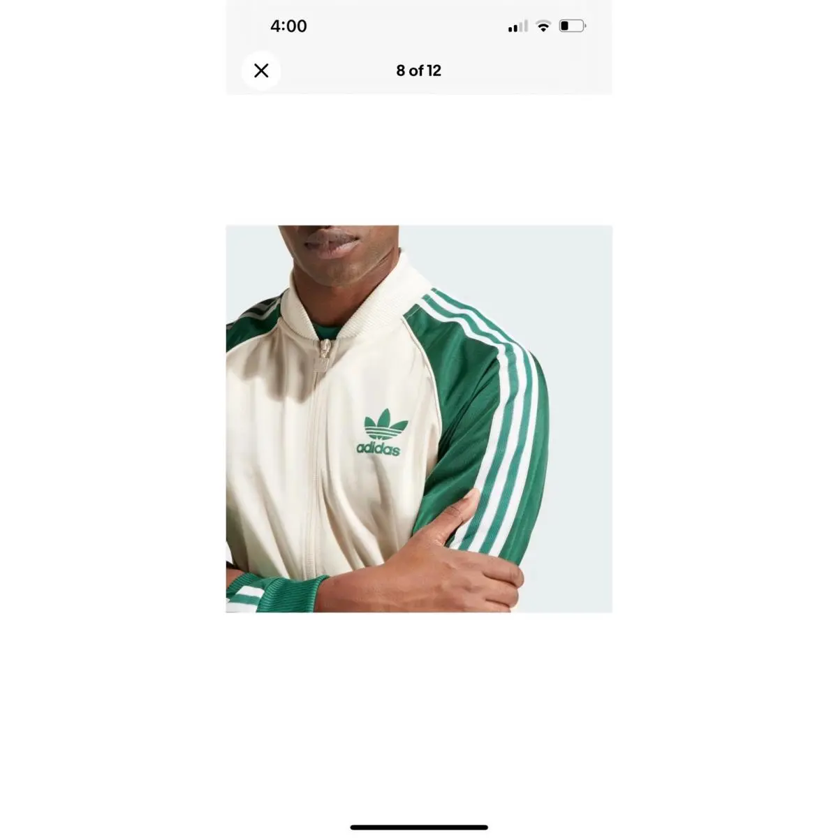 Adidas clothing - IS1403 IS1402 - IS1403 IS1402 - Wonder White / Collegiate Green (UPC: 196466924490) 5
