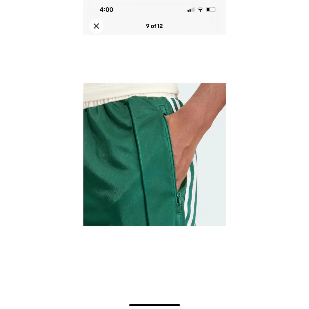 Adidas clothing - IS1403 IS1402 - IS1403 IS1402 - Wonder White / Collegiate Green (UPC: 196466924490) 7