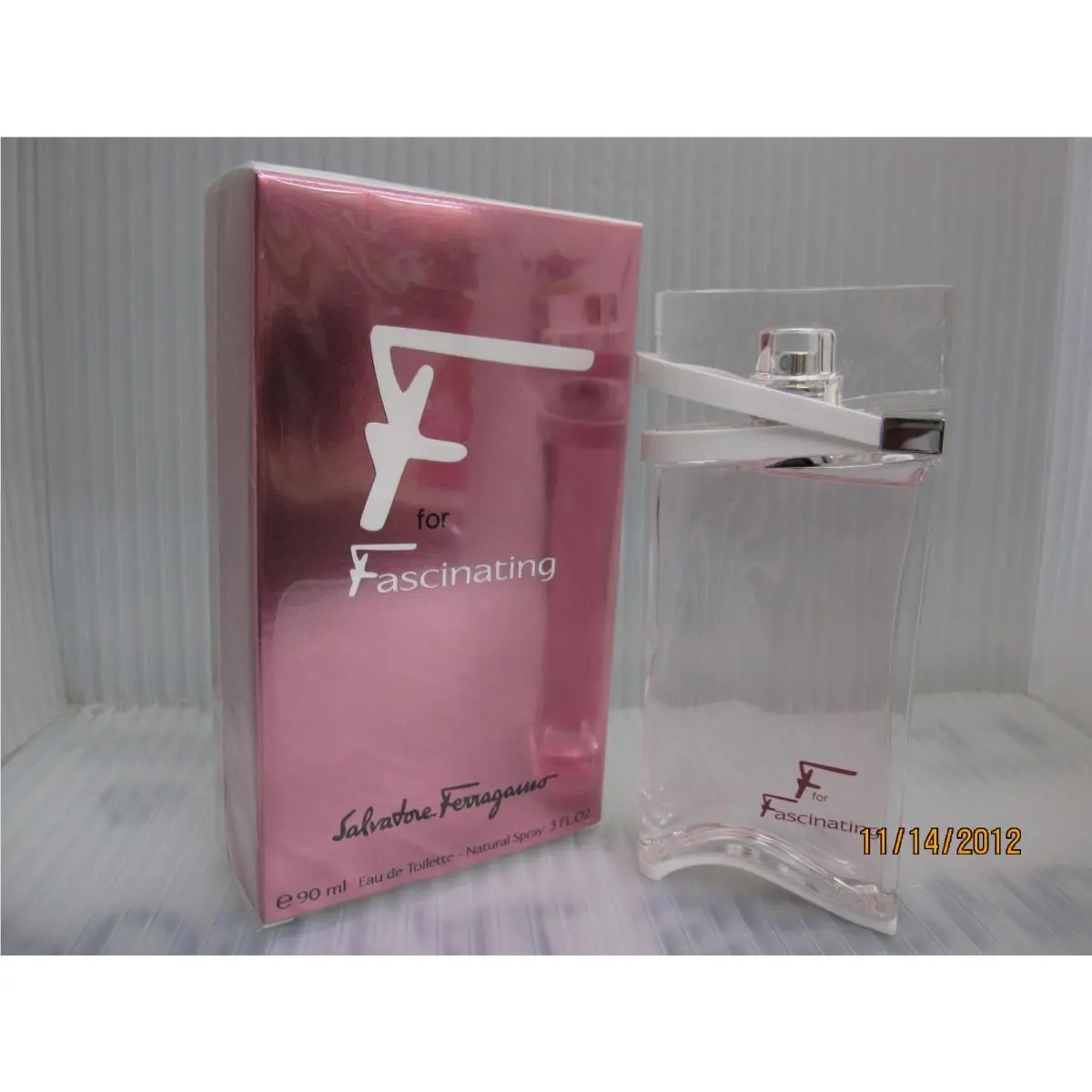 F For Fascinating by Salvatore Ferragamo 3.0 FL oz / 90 ML Edt Spray Box