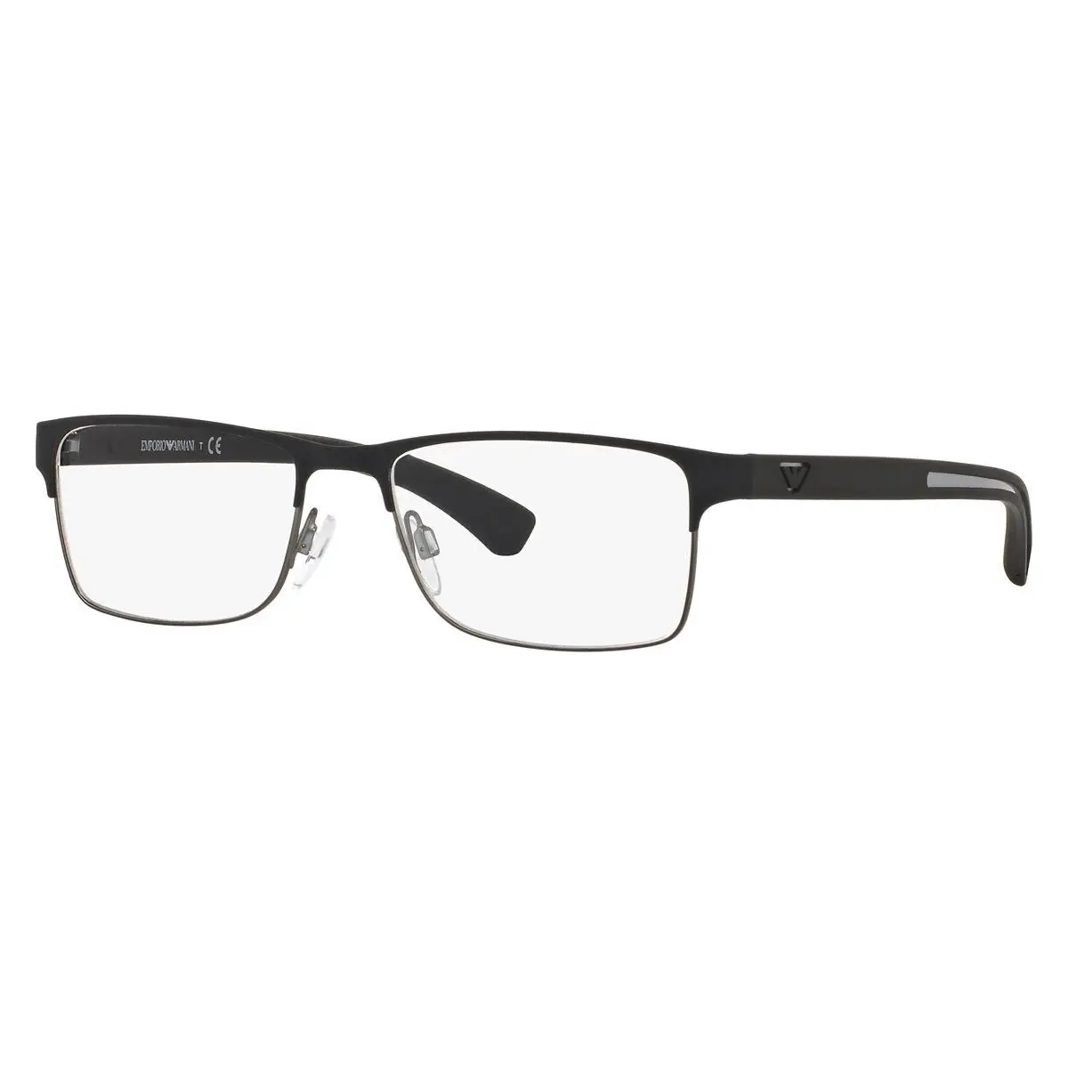 Emporio Armani Man Eyeglasses 0EA1052 3094 53mm Rubber Black Gunmetal