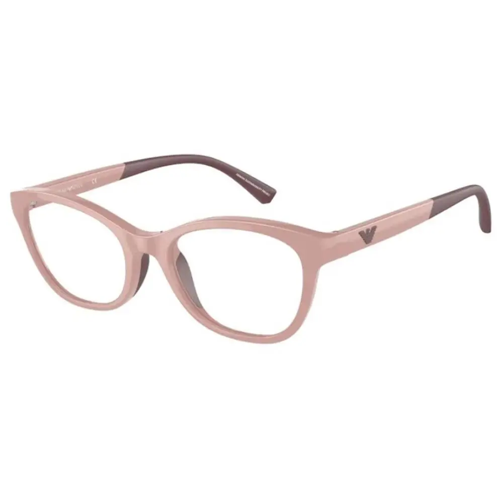 Emporio Armani EA 3204 Small Women Eyeglasses Pink Demo Lens w/ Case 46-17-125