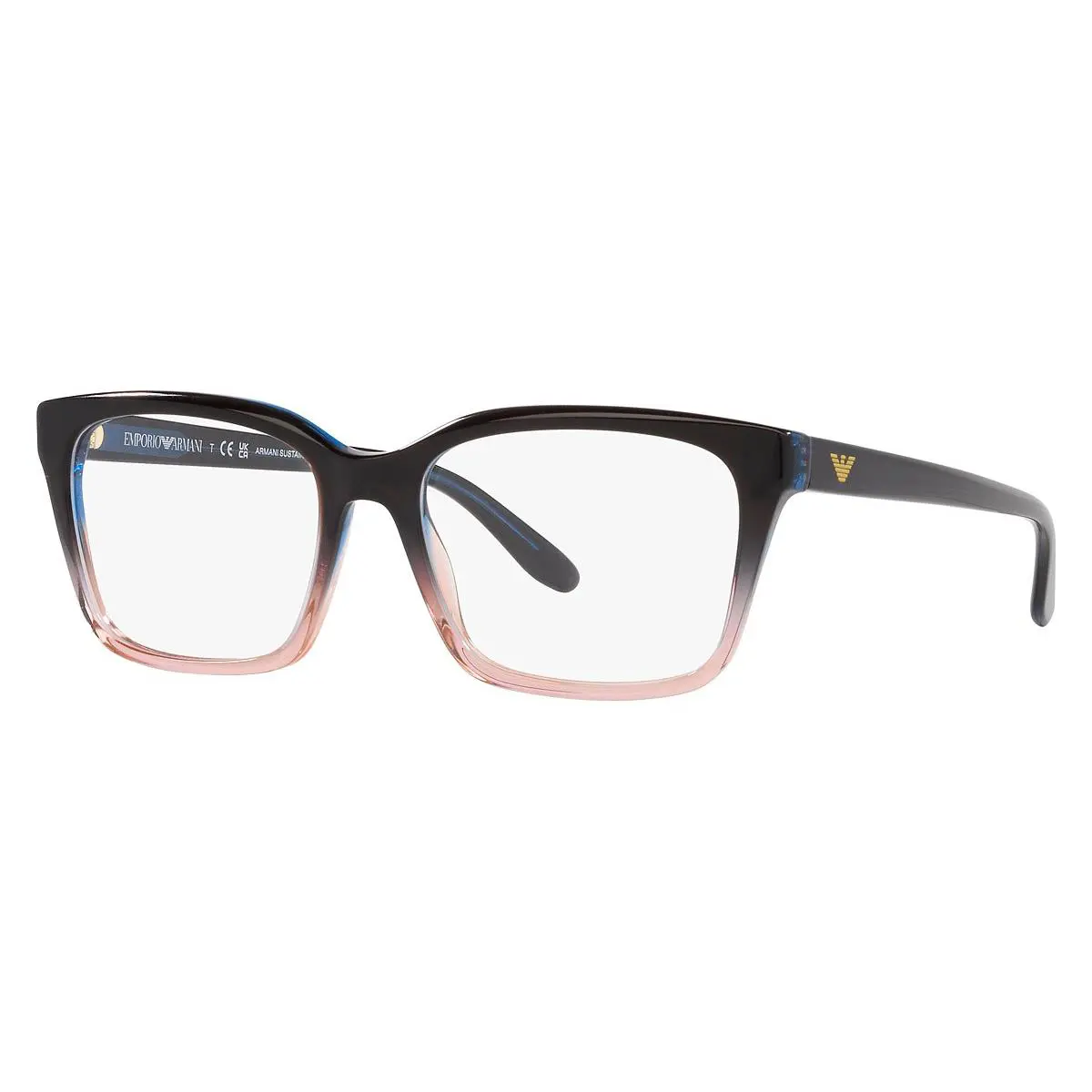 Emporio Armani Woman Eyeglasses 0EA3219 5991 54mm Gradient Blue/orange
