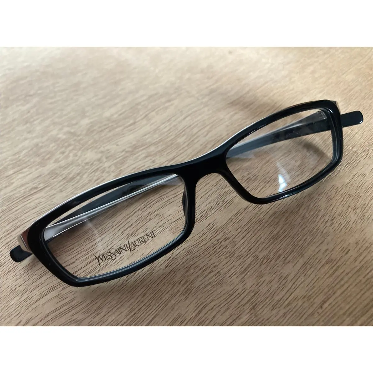 Y.s.l. Saint Laurent Eyeglasses. Unisex Fit Modern Black. Size 52-15-140 by Yves Saint Laurent