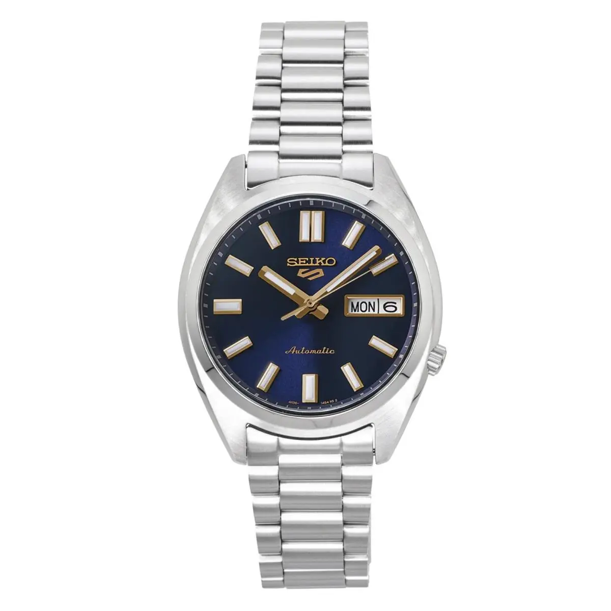 5 Sports Snxs Blue Dial Automatic Sports 100M Men`s Watch SRPL55K1 by Seiko