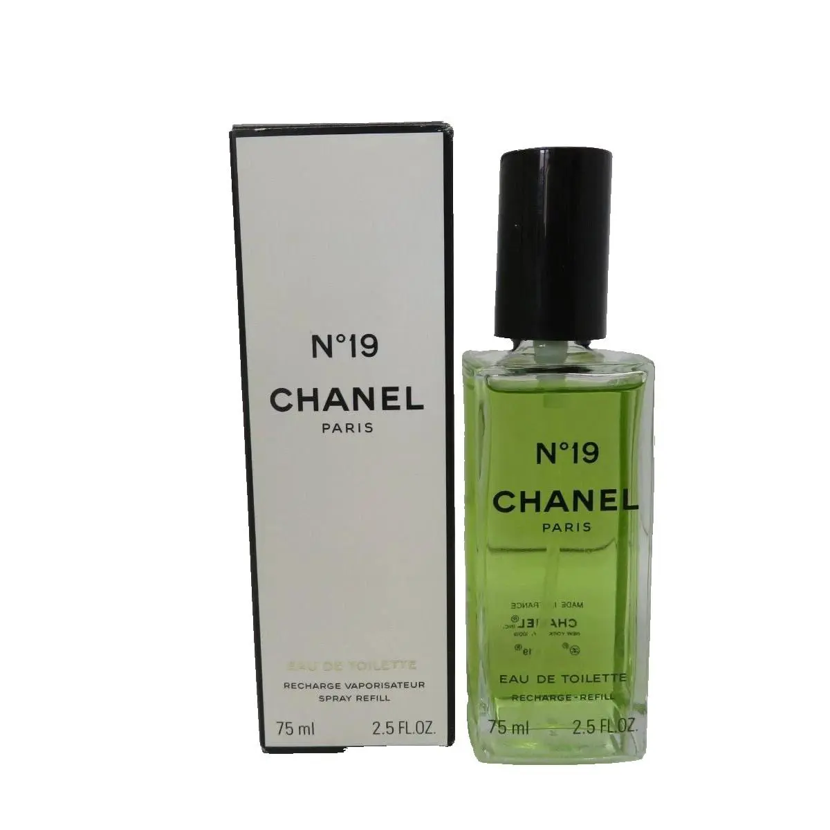 No. 19 By Chanel 2.5 oz/75 ml Eau De Toilette Recharge/refill Spray