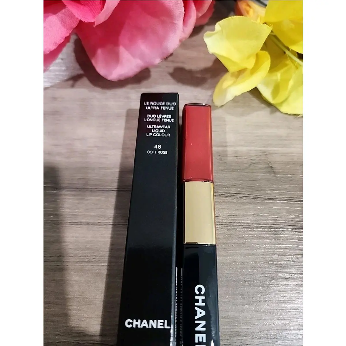 Chanel Le Rouge Duo Ultra Tenue 4.5ml/0.15fl 3.5ml/0.11fl 48 Soft Rose