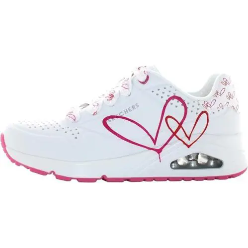 Skechers shoes - White/Red/Pink 4