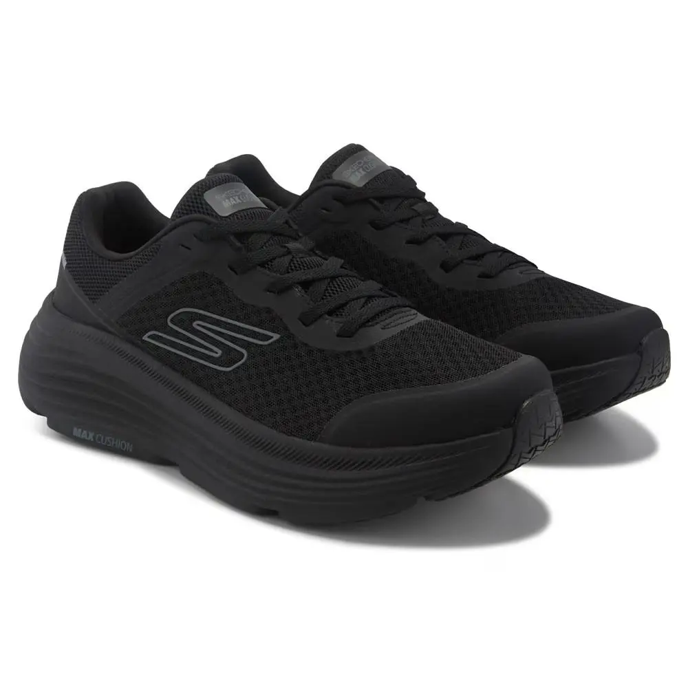 Skechers Men`s GO Run Max Cushioning Endeavour Sneaker - Black