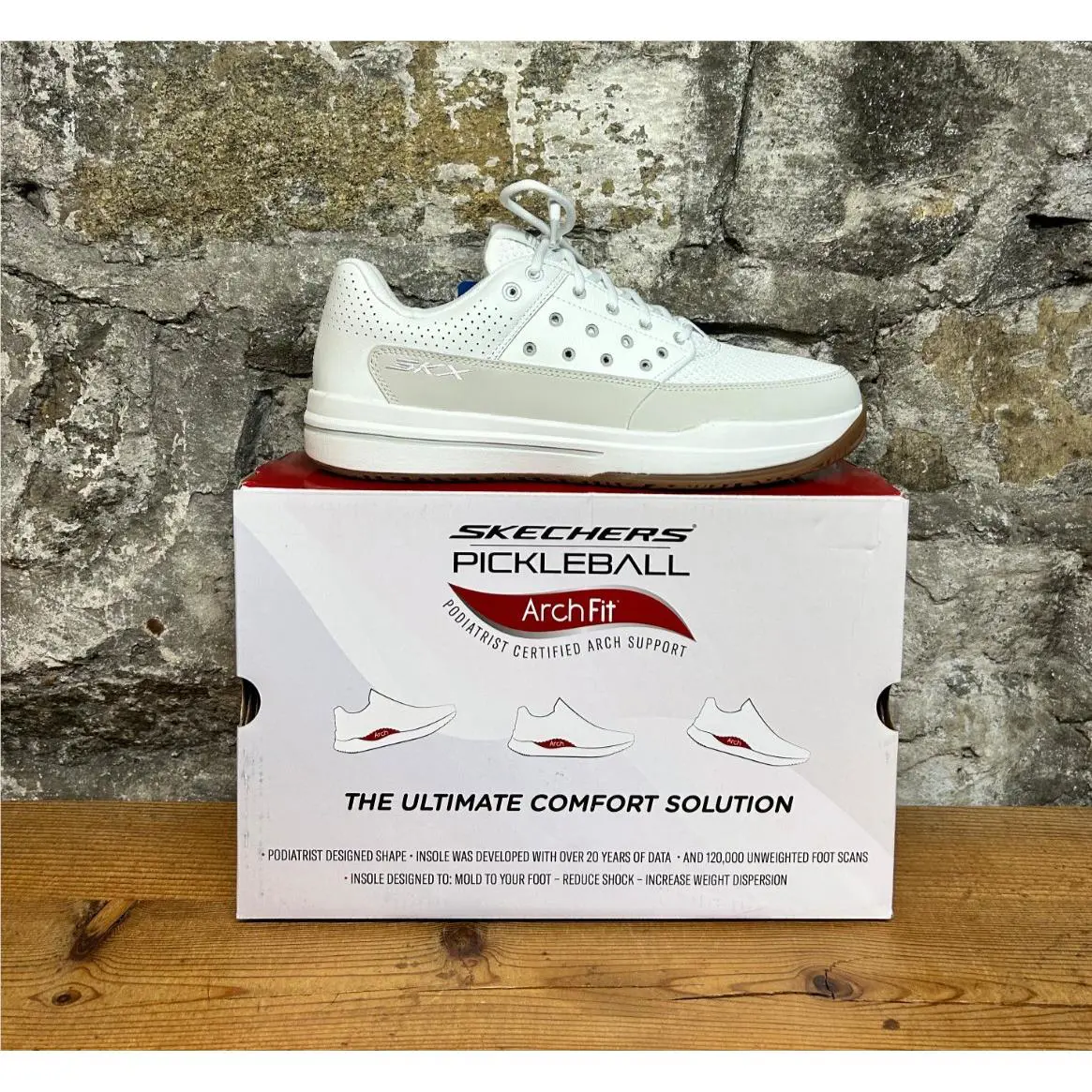 Skechers shoes - Viper Court Luxe - Viper Court Luxe - 246105 - White/Gray 5