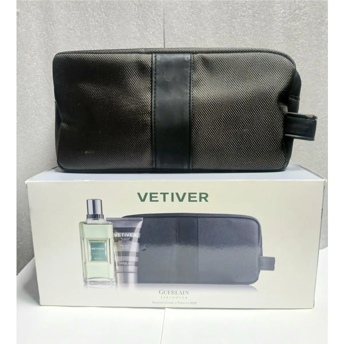 Guerlain Vetiver 3.4 OZ 100ML Edt M 2PCS Gift Set with Shower Gel
