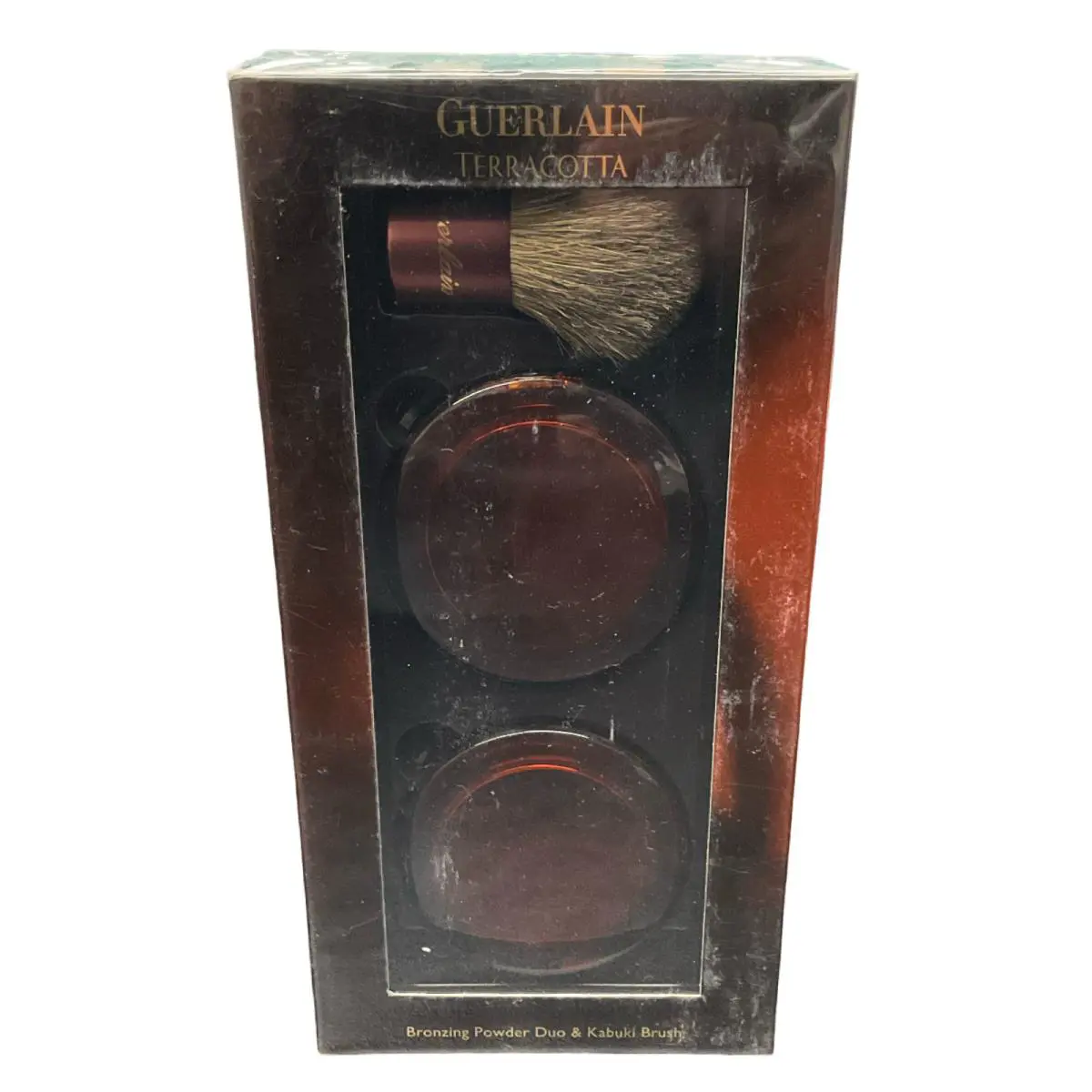 Guerlain Terracotta Bronzing Powder Duo Kabuki Brush Set