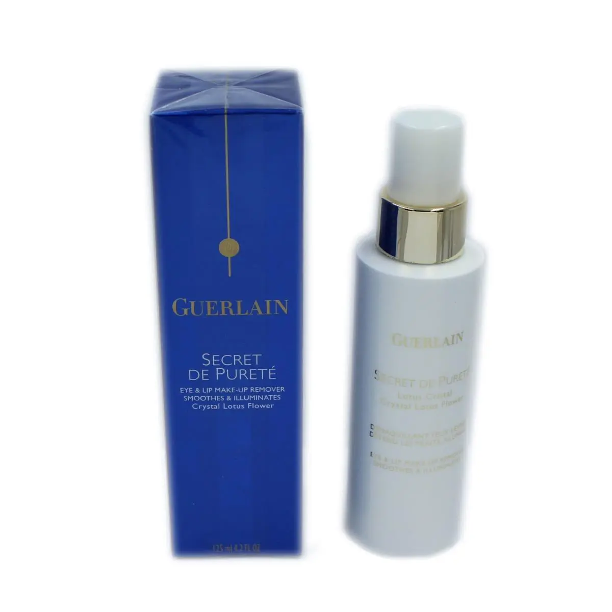 Guerlain Secret DE Purete Eye Lip Makeup Remover Smoothes Illuminates 125ML