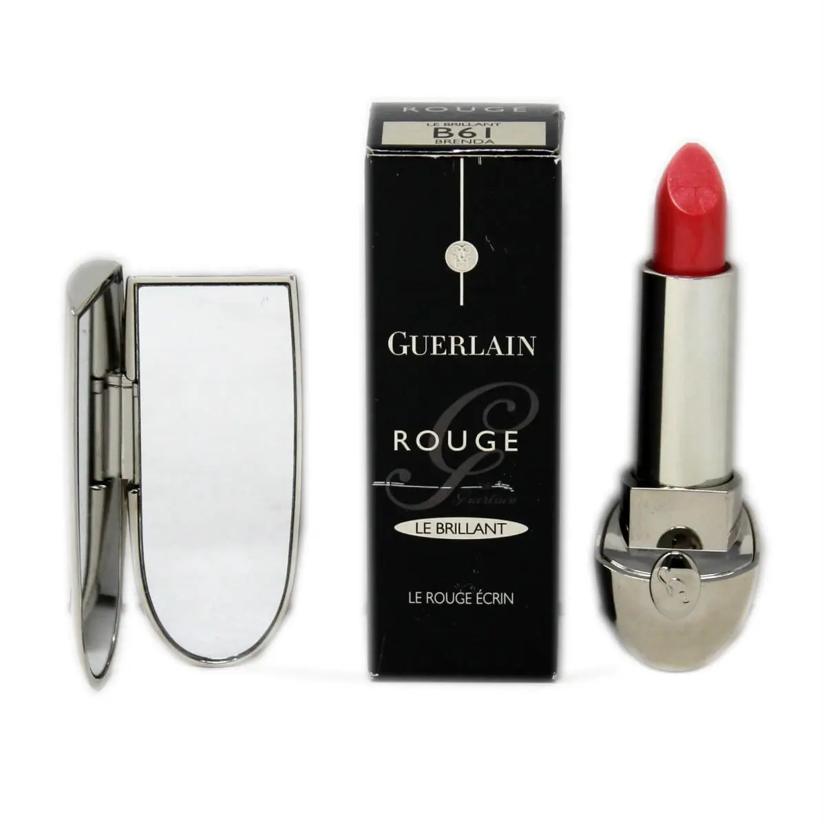 Guerlain Rouge G DE LE Brillant Jewel Lipstick Compact 3.5G B61-BRENDA