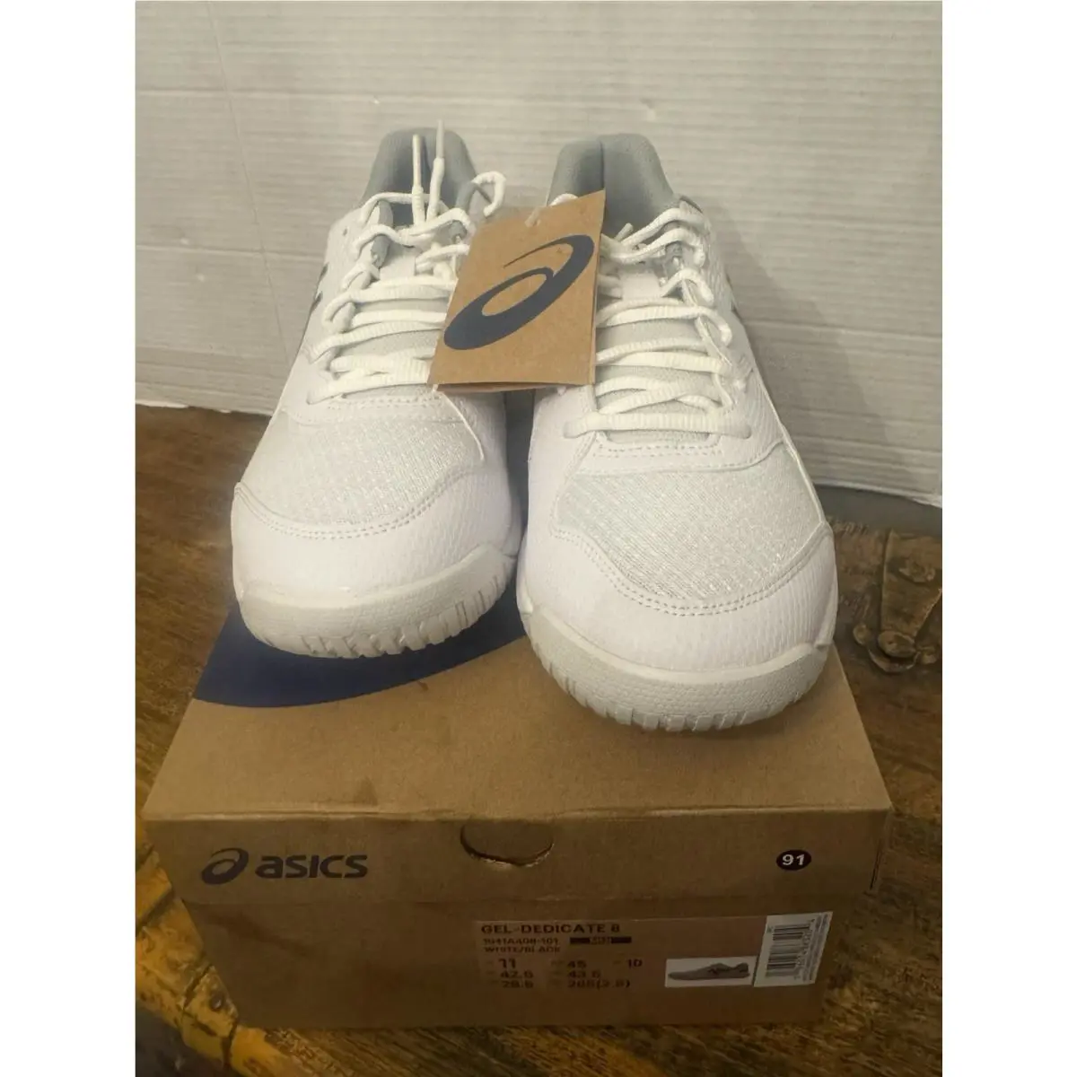 Asics shoes - Asics 8 - 1041A408 - White/Black 1