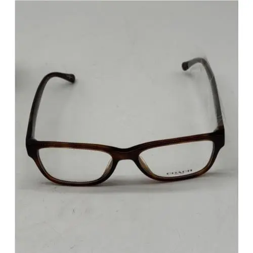 Coach HC6208U Women`s Rectangular Eyeglasses 52mm Caramel Tortoise