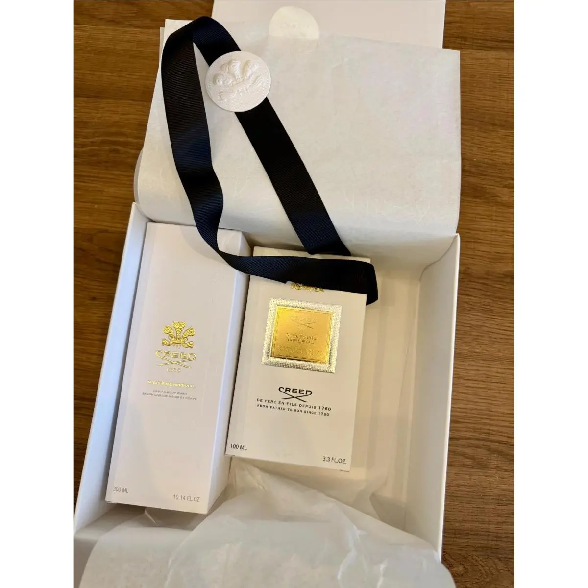 Creed Millesime Imperial Unisex Eau De Parfum Tester 100ml Spray + Body Wash Set