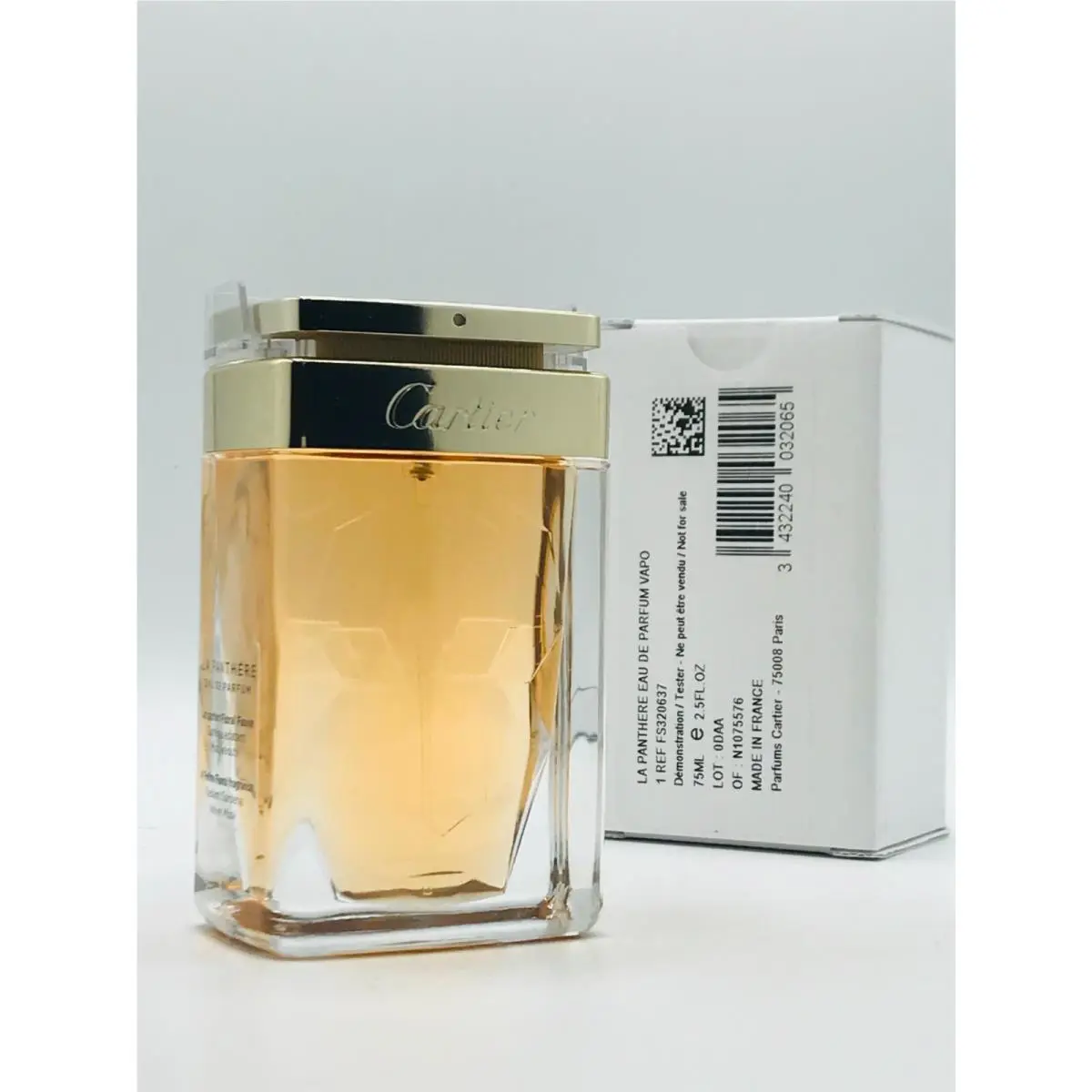Cartier La Panthere Women Parfum Spray 2.5 oz Box As Shown