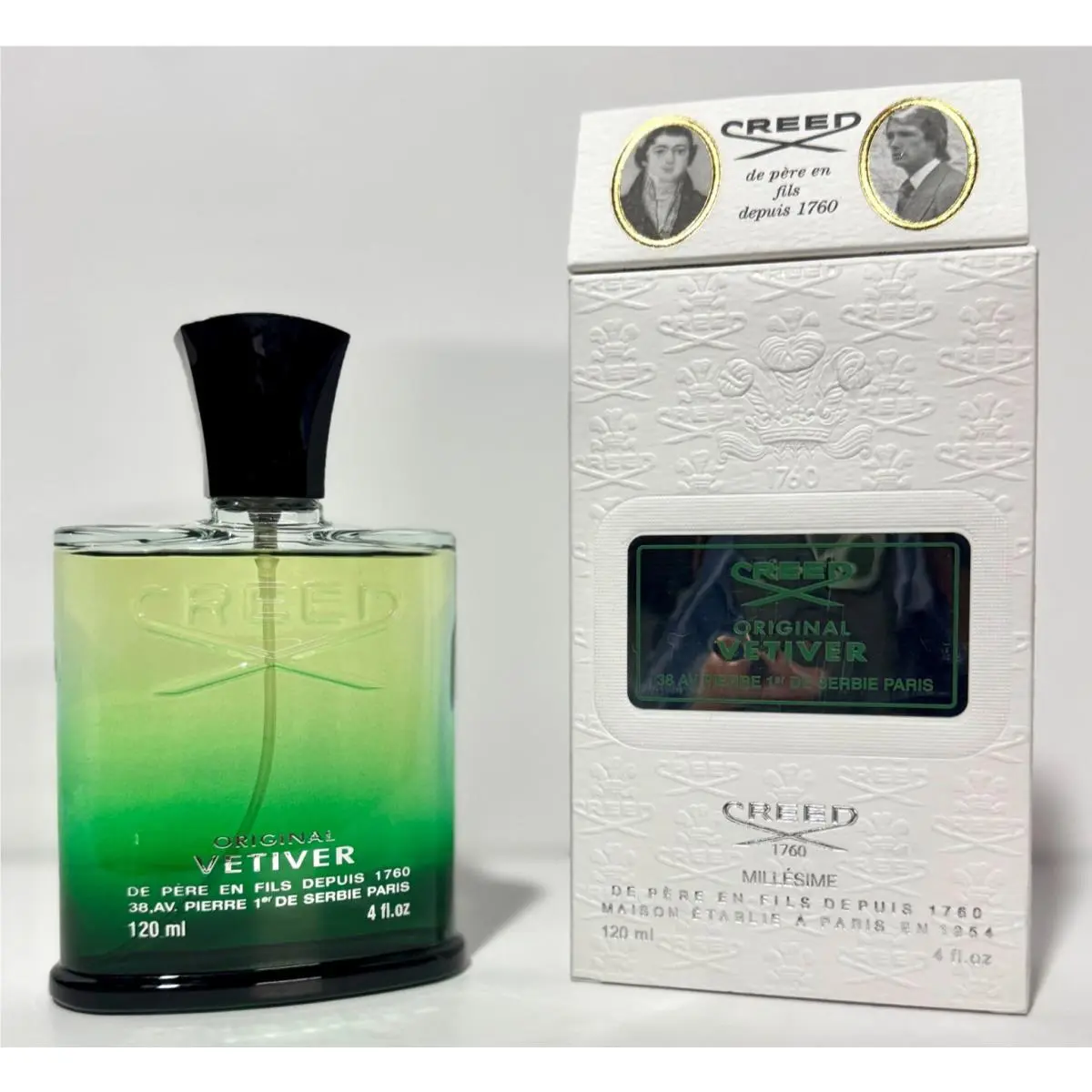 Creed Vetiver Vintage 2011 For Men 4 OZ / 120 ML Eau DE Parfum Spray