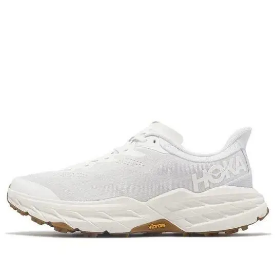 Hoka One One Speedgoat 5 Men`s Size 8 D Running Shoes White/gum