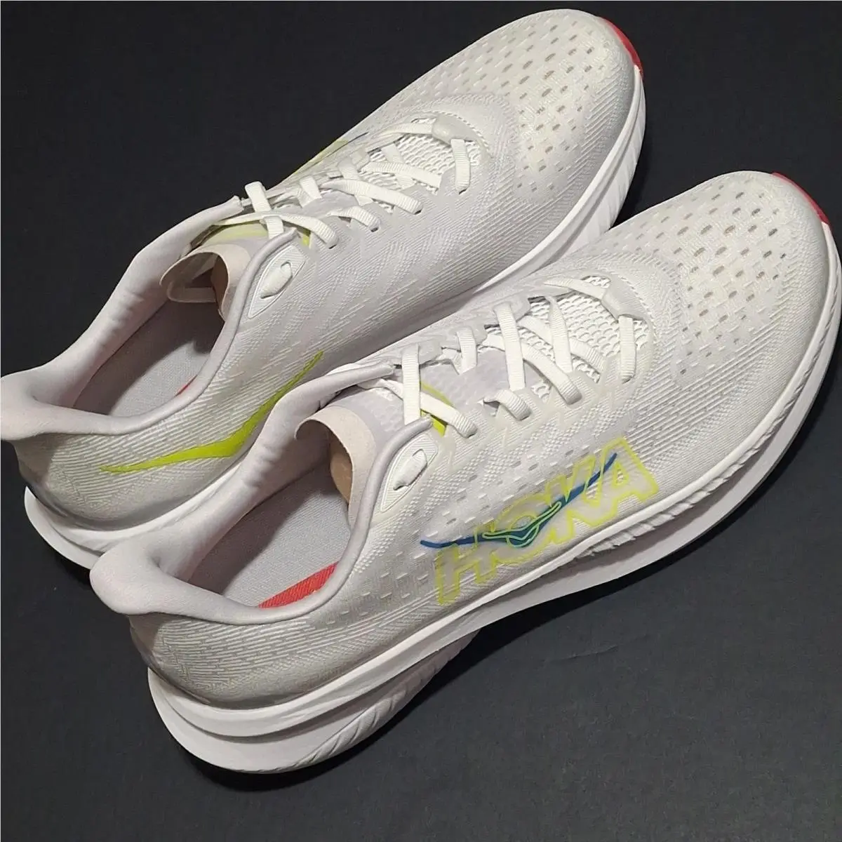 Hoka 1147790/WNCL Men’s 13 Mach 6 Everyday Running Sneakers White/nimbus Cloud