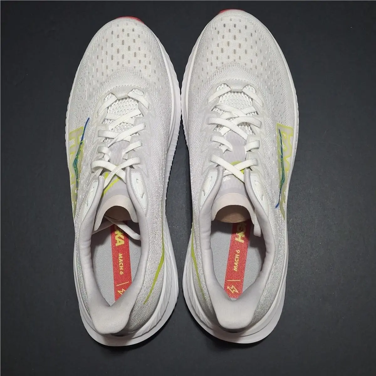 Hoka shoes - Hoka One One Mach 6 - 1147790-WNCL - White 10