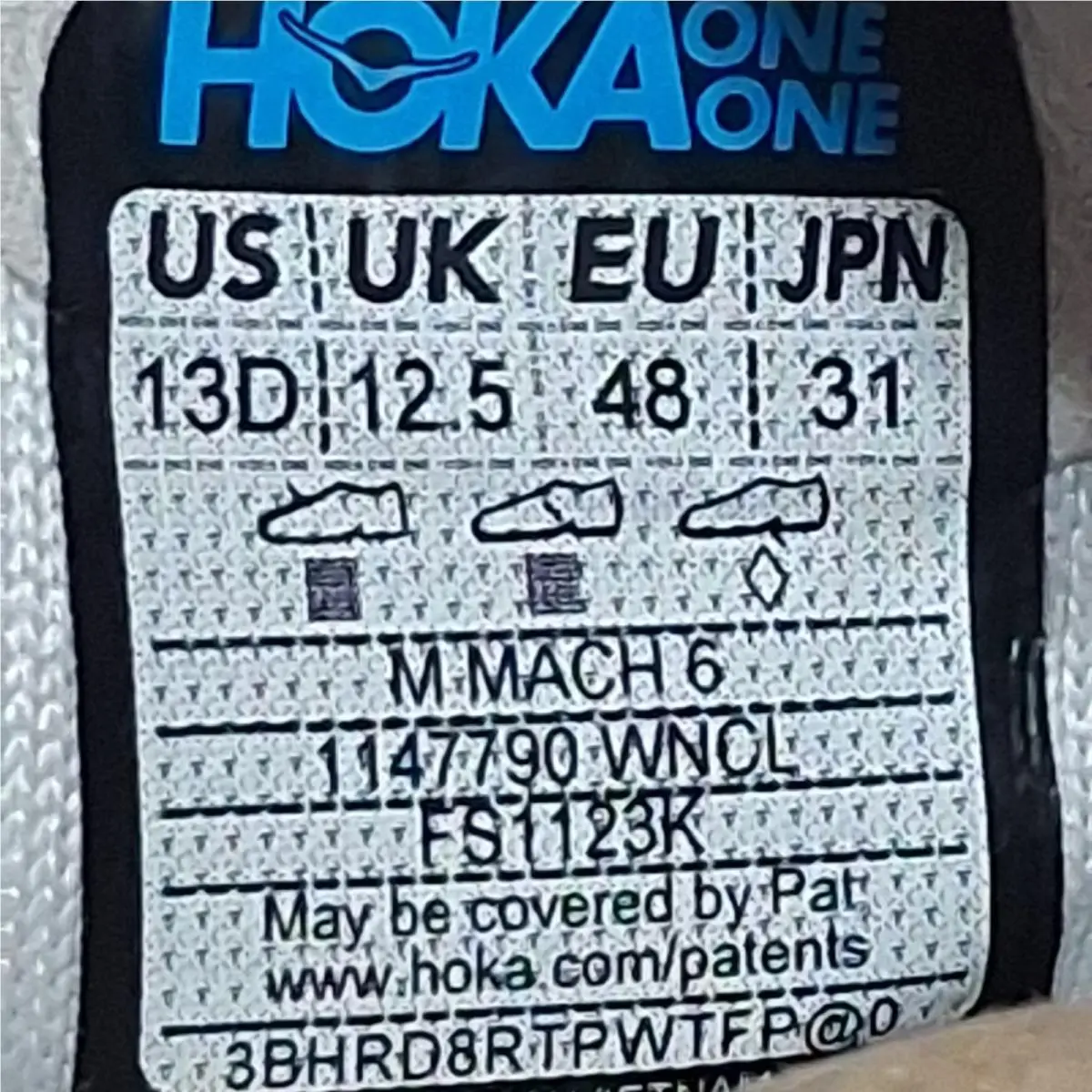 Hoka shoes - Hoka One One Mach 6 - 1147790-WNCL - White 13