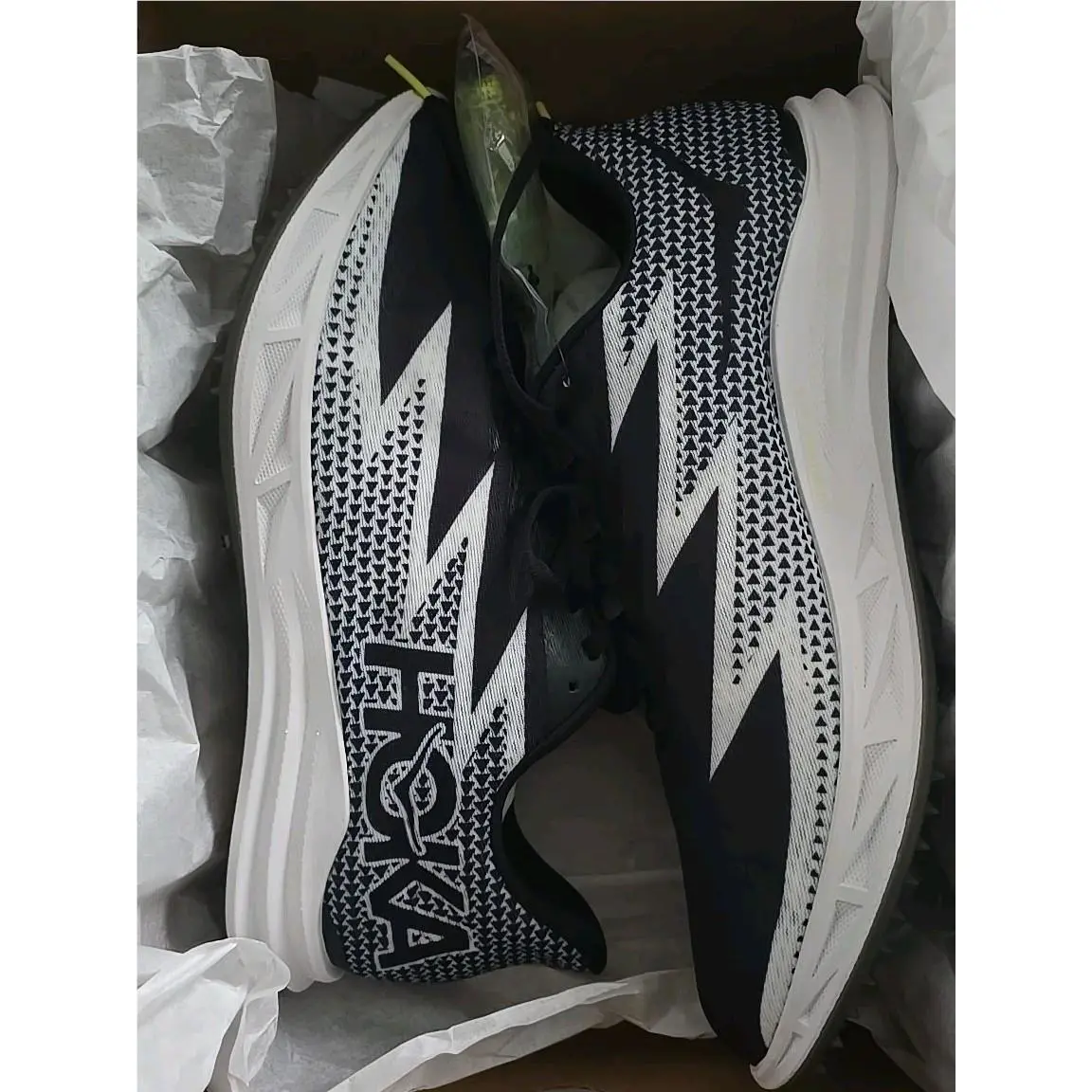 Hoka shoes - Hoka One One Crescendo MD - 1134520-BWHT - Black & White, Manufacturer: Black/White (UPC: 0196565196866) 1