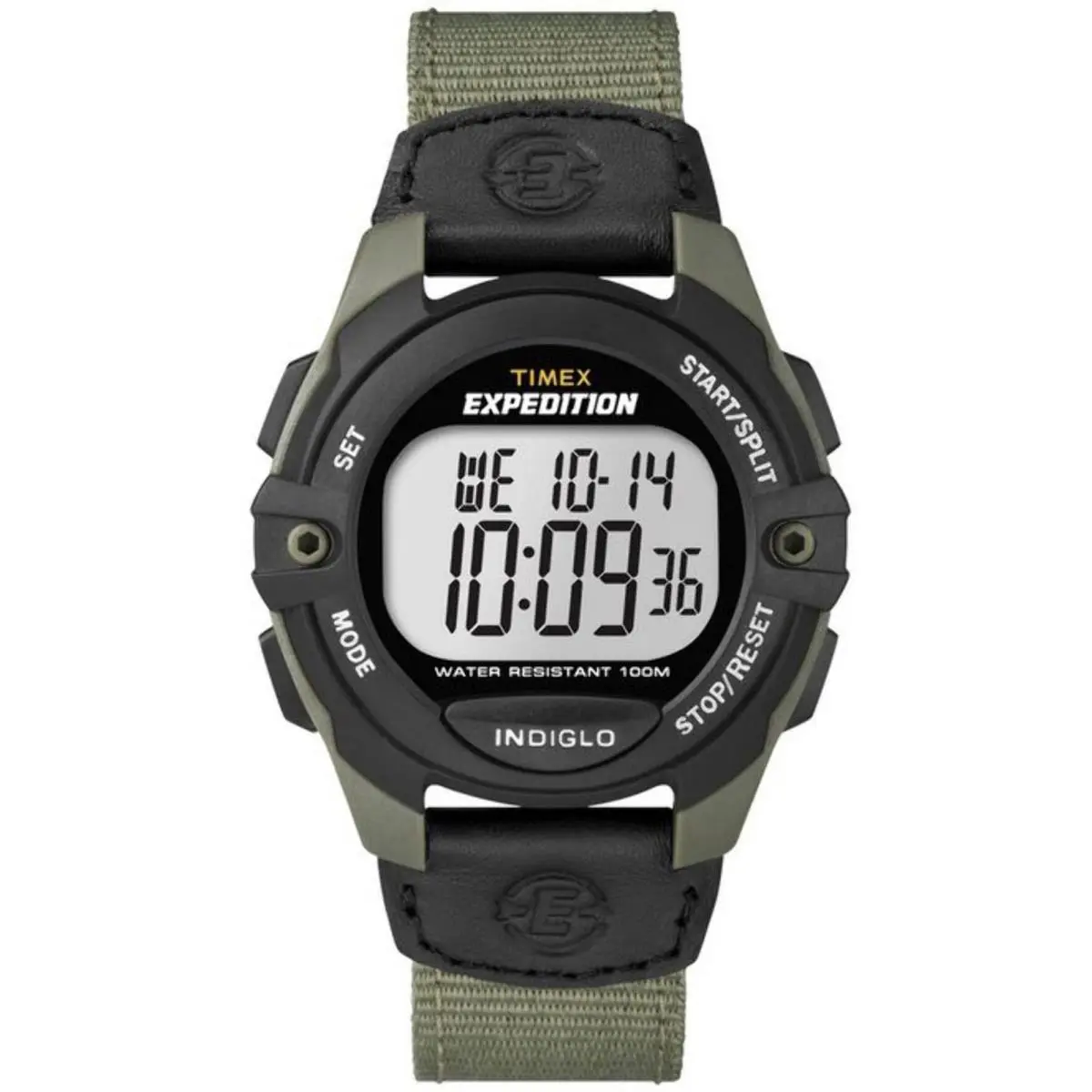 Timex T499939J Men`s Green Expedition Digital Chronograph Watch T49993
