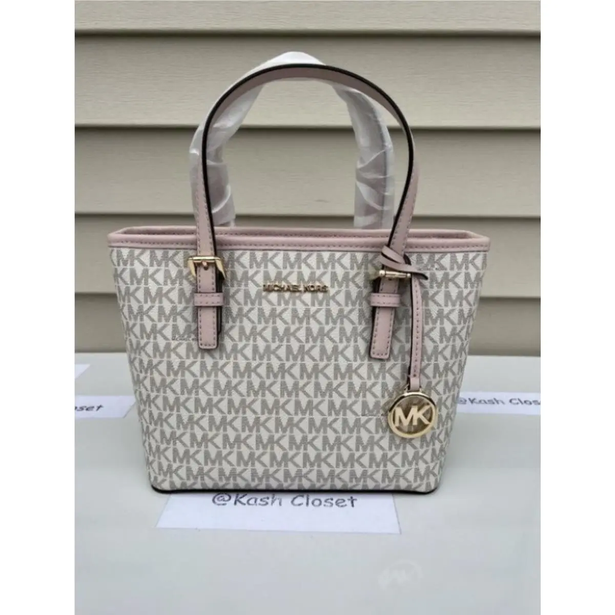 Tote Carryall Handbag xs Convertible Top-zip Crossbody Bag PowderBlush Multi by Michael Kors