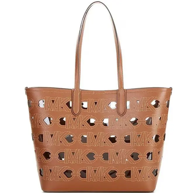 Michael Kors Eliza Large E/w Open Tote Bag Luggage Brown