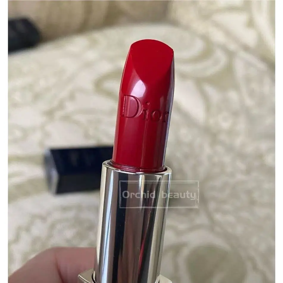 Dior Rouge Dior Hydrating Long-lasting Lipstick Rouge Zinnia Full Size 3.5 g