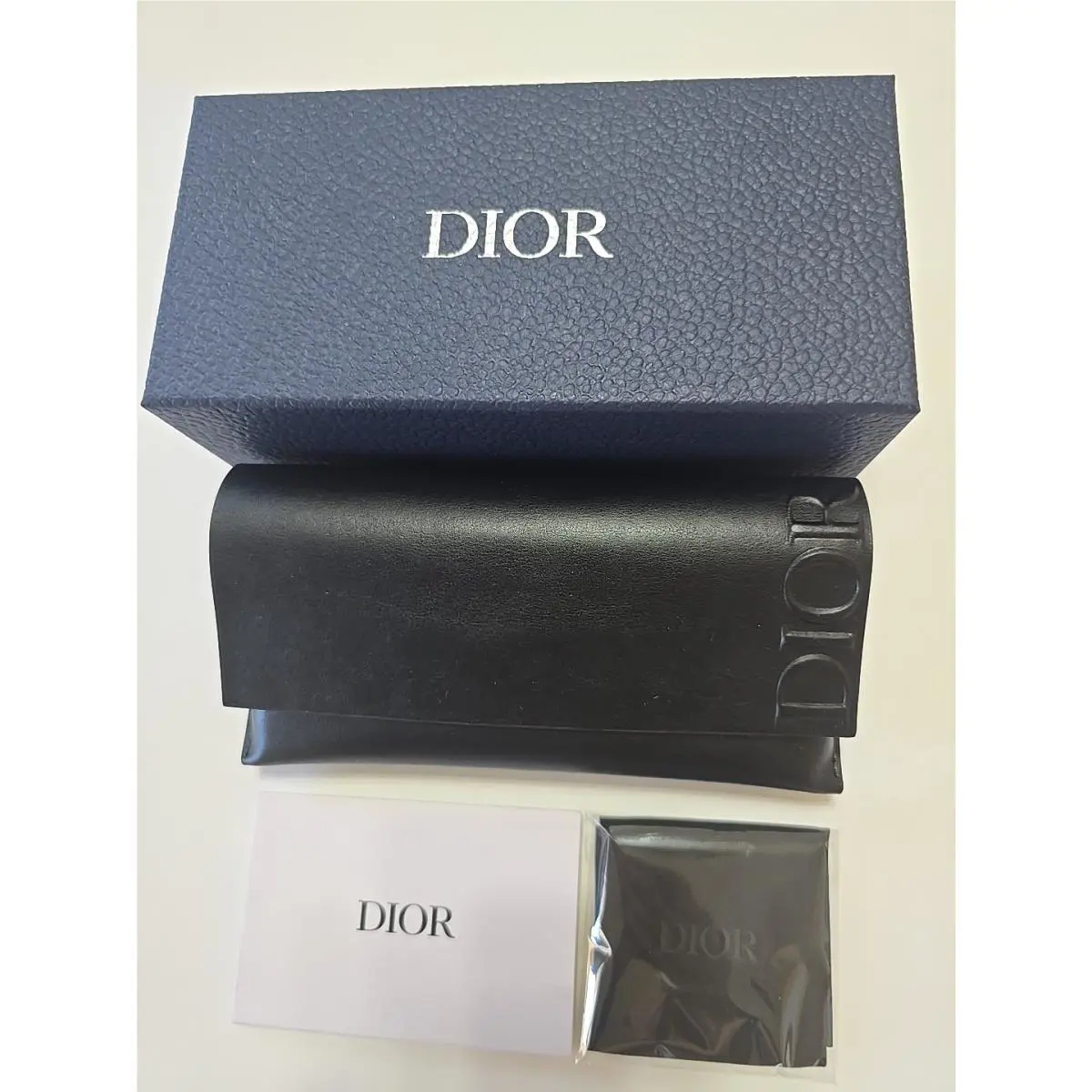 Nwot Dior Sunglasses Case with Cloth and Box