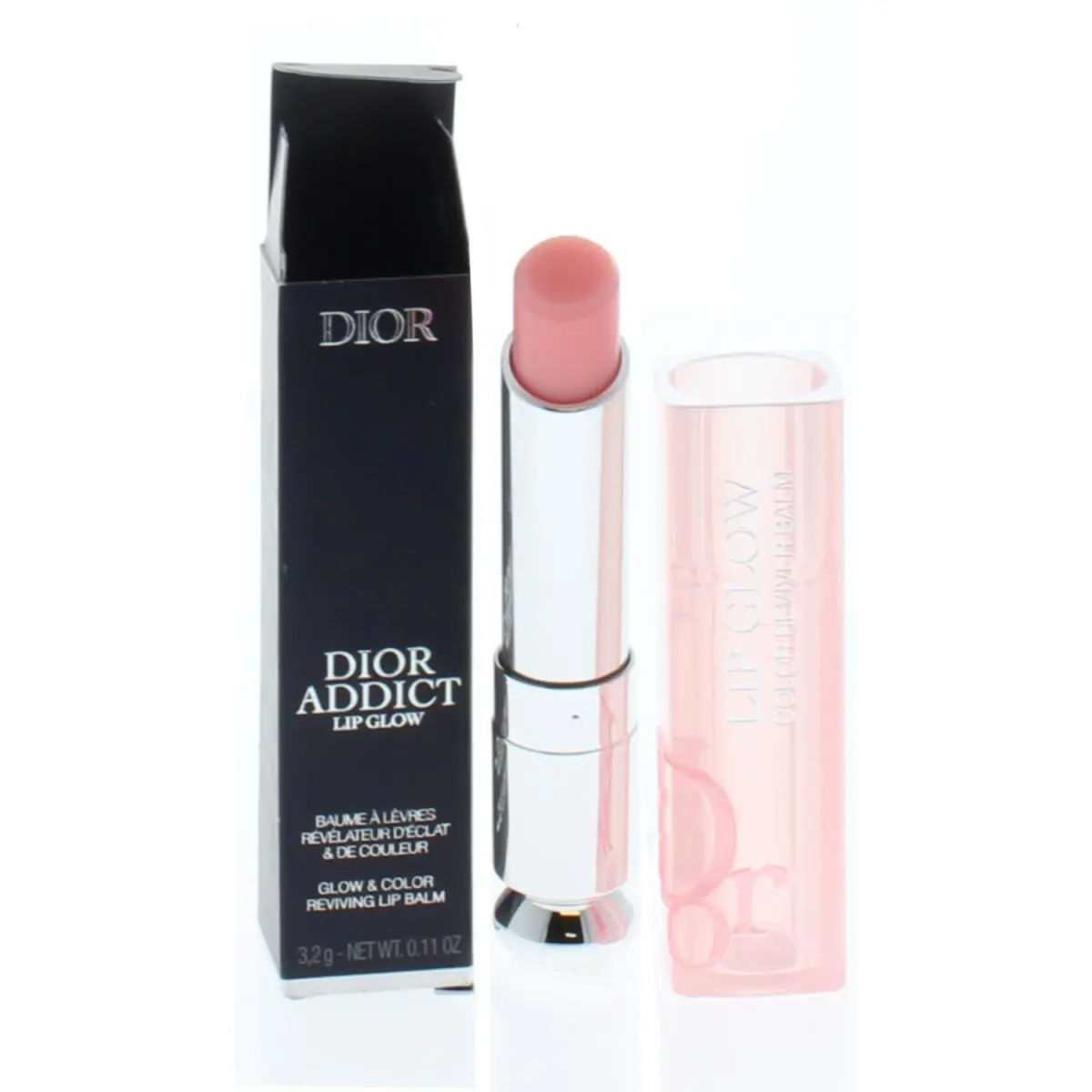 Christian  Addict Lip Glow Reviving Lip Balm 001 Pink 0.11oz/3.2g by Dior