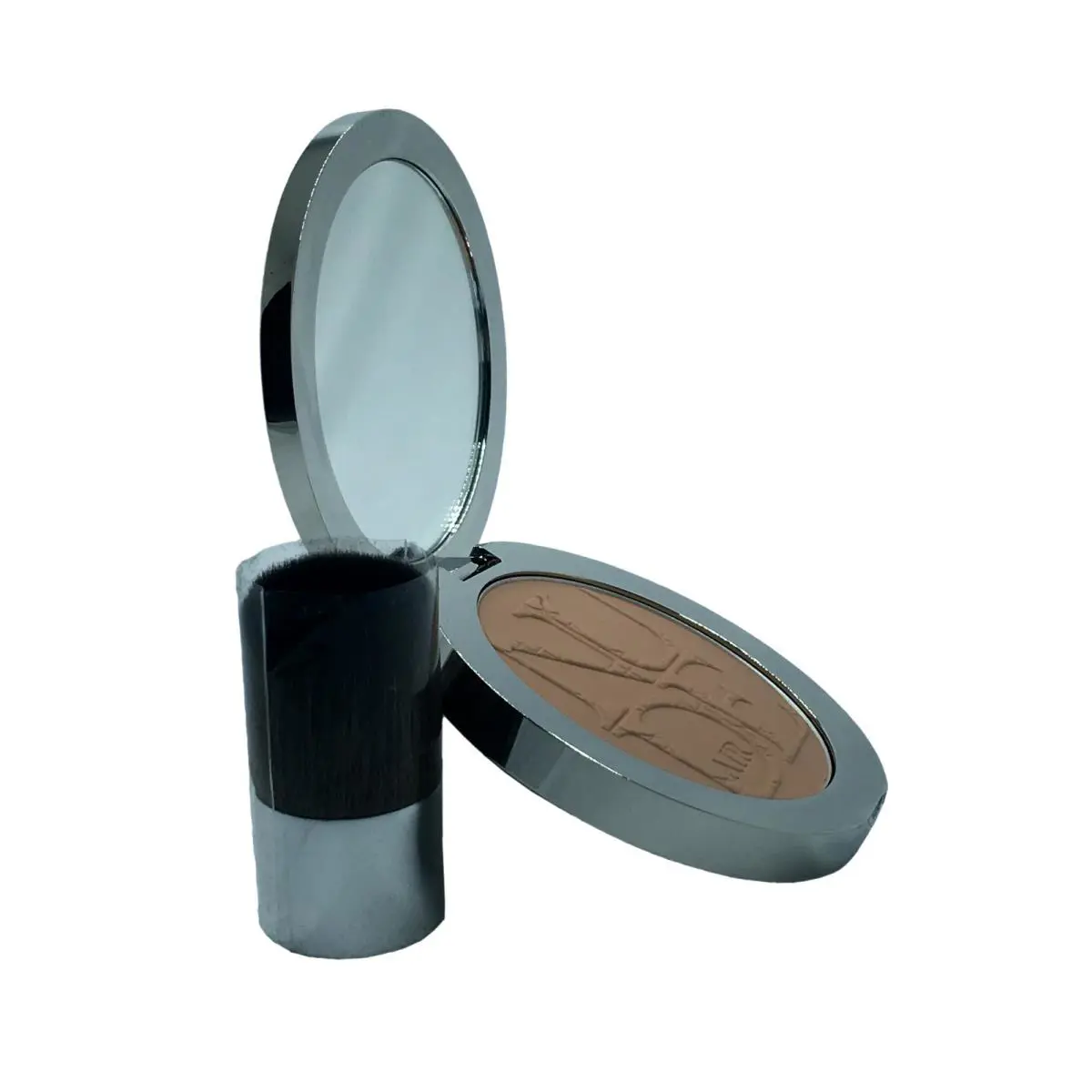 Diorskin Air Tan Powder W/kabuki Brush 10G 025 Matte Amber NIB-F071240025