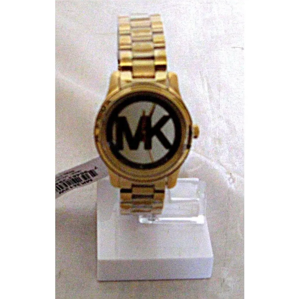Michael Kors - Ladies Runway Gold-tone Stainless Steel Watch - MK3612W