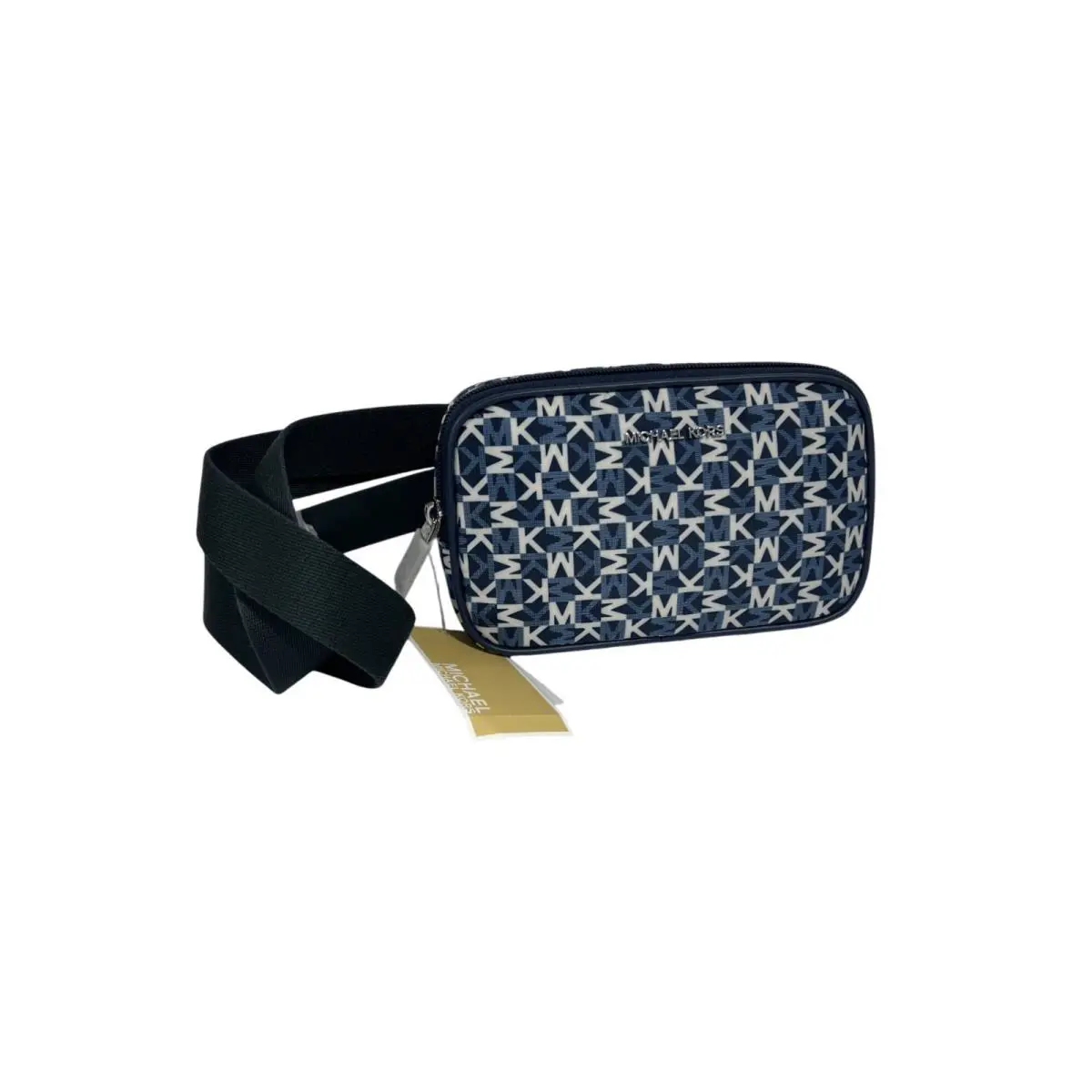 Michael Kors MK Khai Small Logo Printed Sling Pack Blue/navy