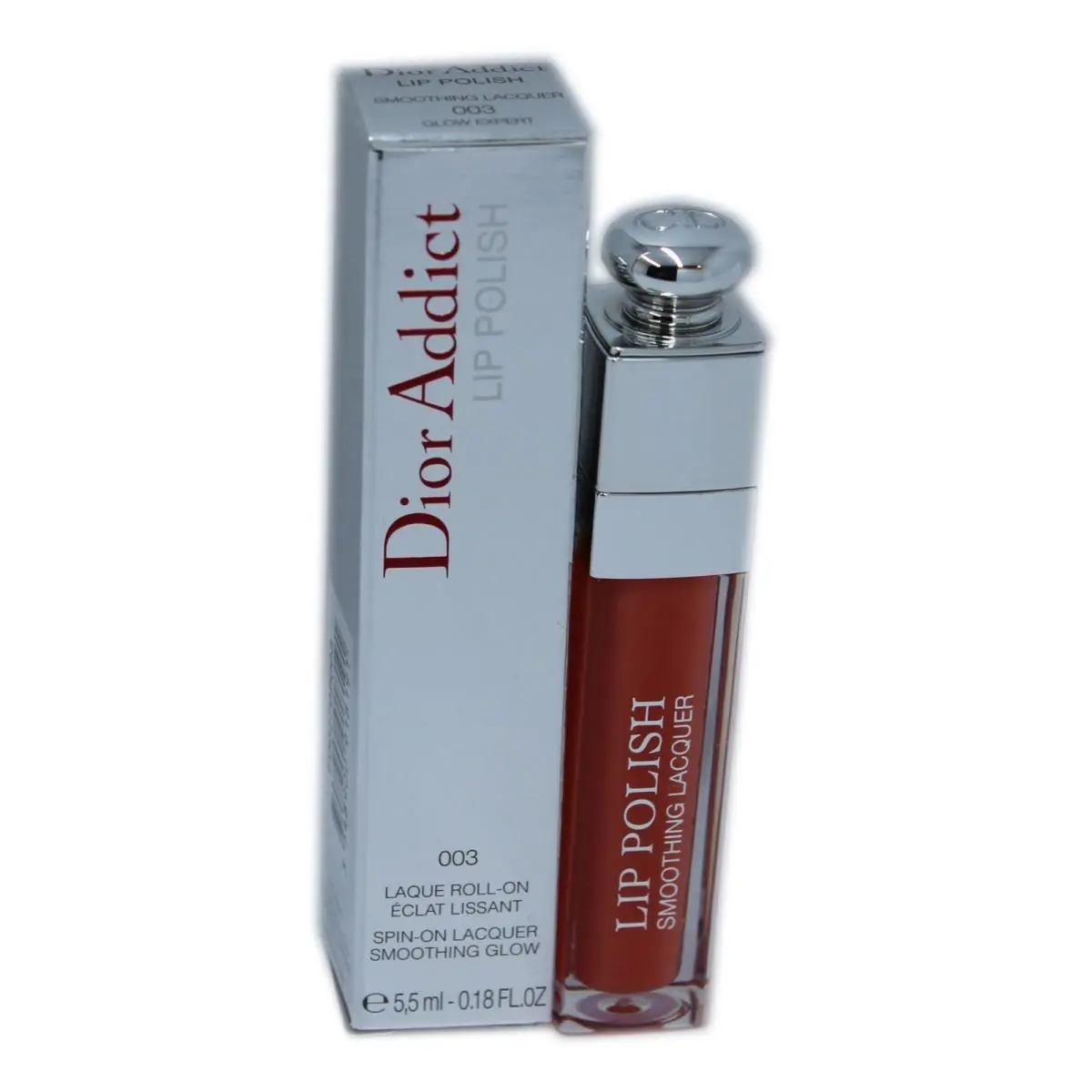 Dior Addict Lip Polish Spin-on Lacquer Moothing Glow 5.5ML 003 Glow Expert