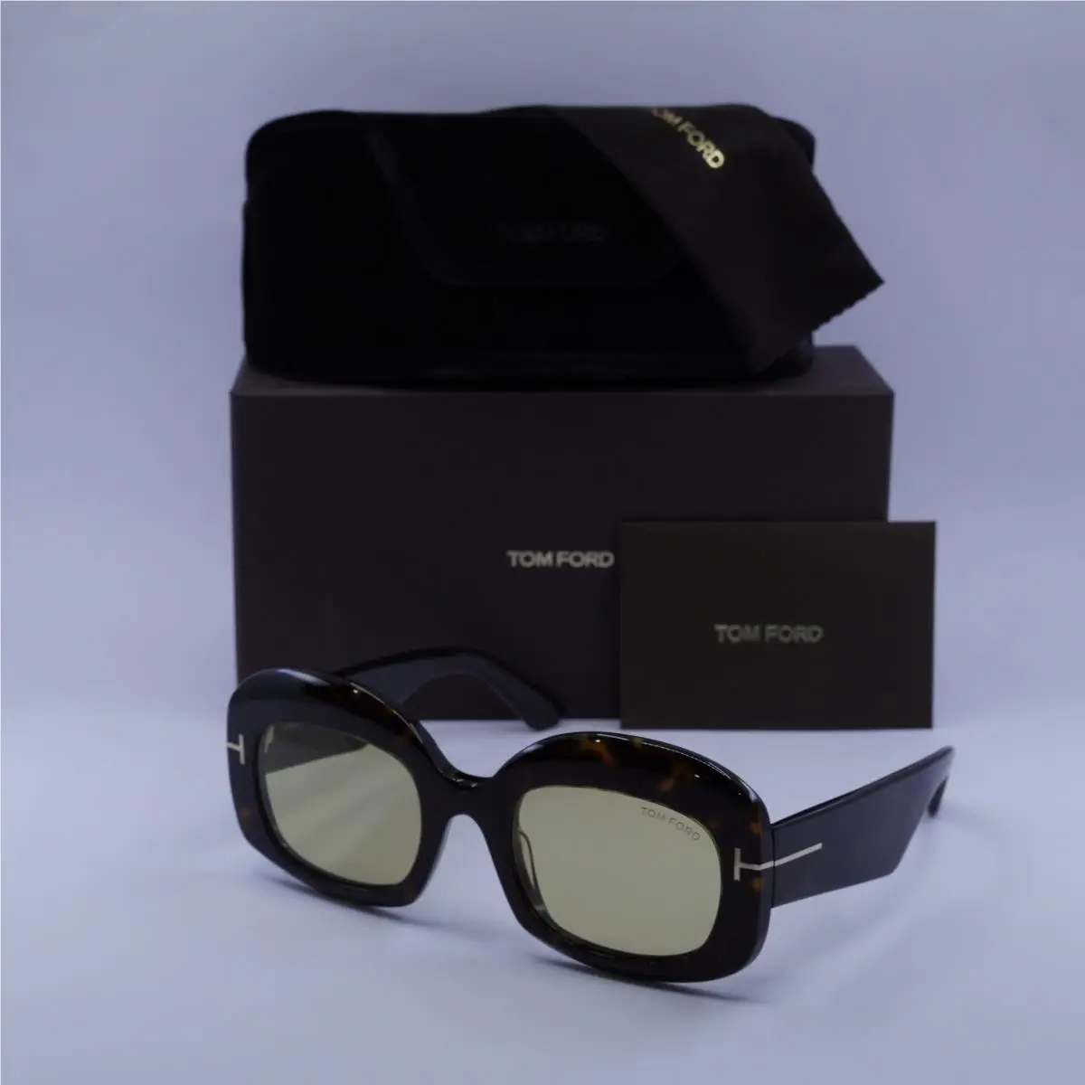 Tom Ford FT1219 52E Dark Havana/brown 53-23-140 Sunglasses