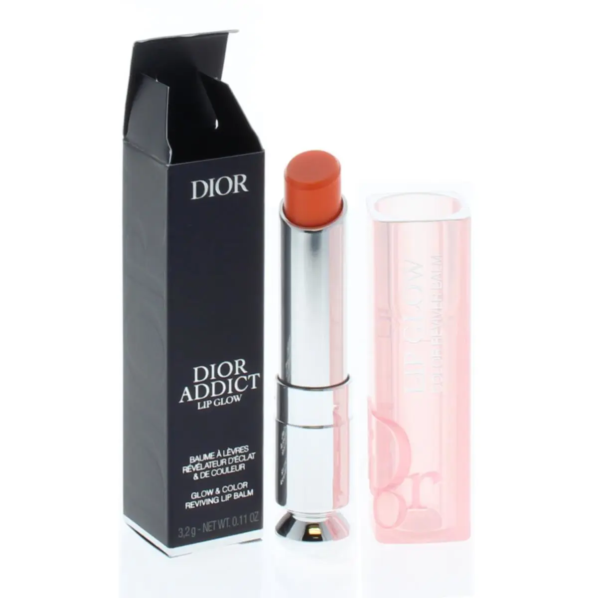 Christian  Addict Lip Glow Reviving Lip Balm 004 Coral 0.11oz/3.2g by Dior