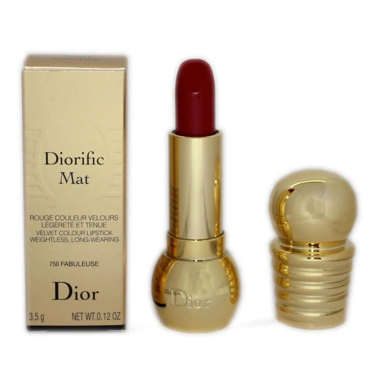 Dior Diorific Mat Velvet Colour Lipstick Weightless Long-wearing 3.5G 750