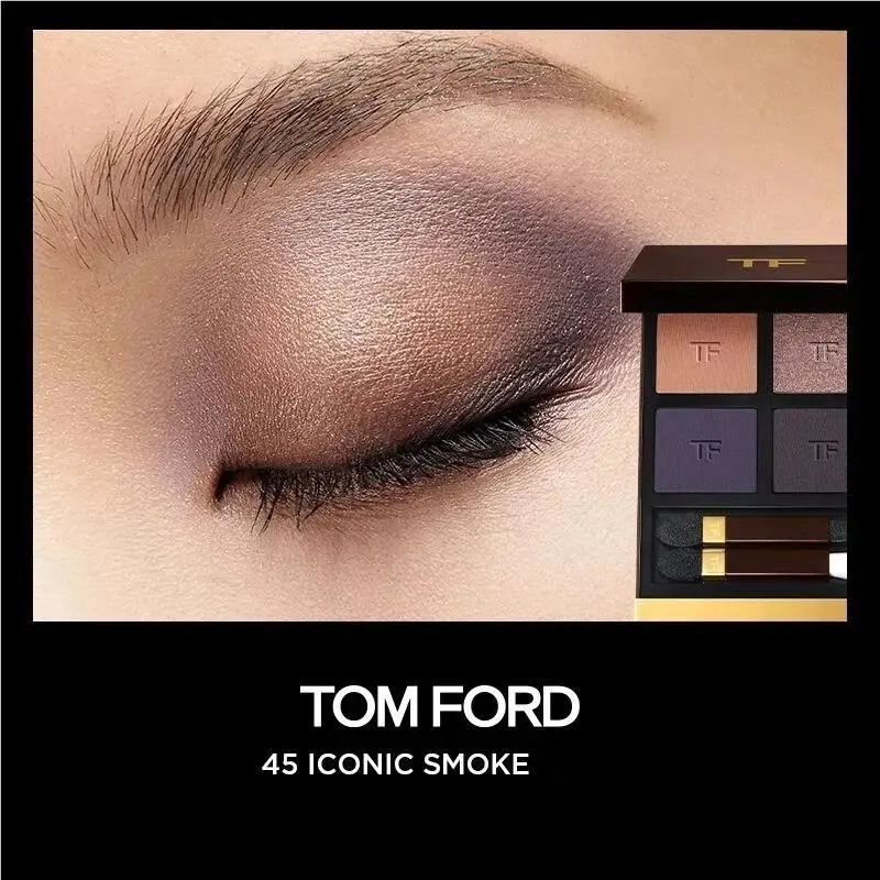 Tom Ford Eye Color Eye Shadow Quad Palette Iconic Smoke 45 Purple Beige Pink
