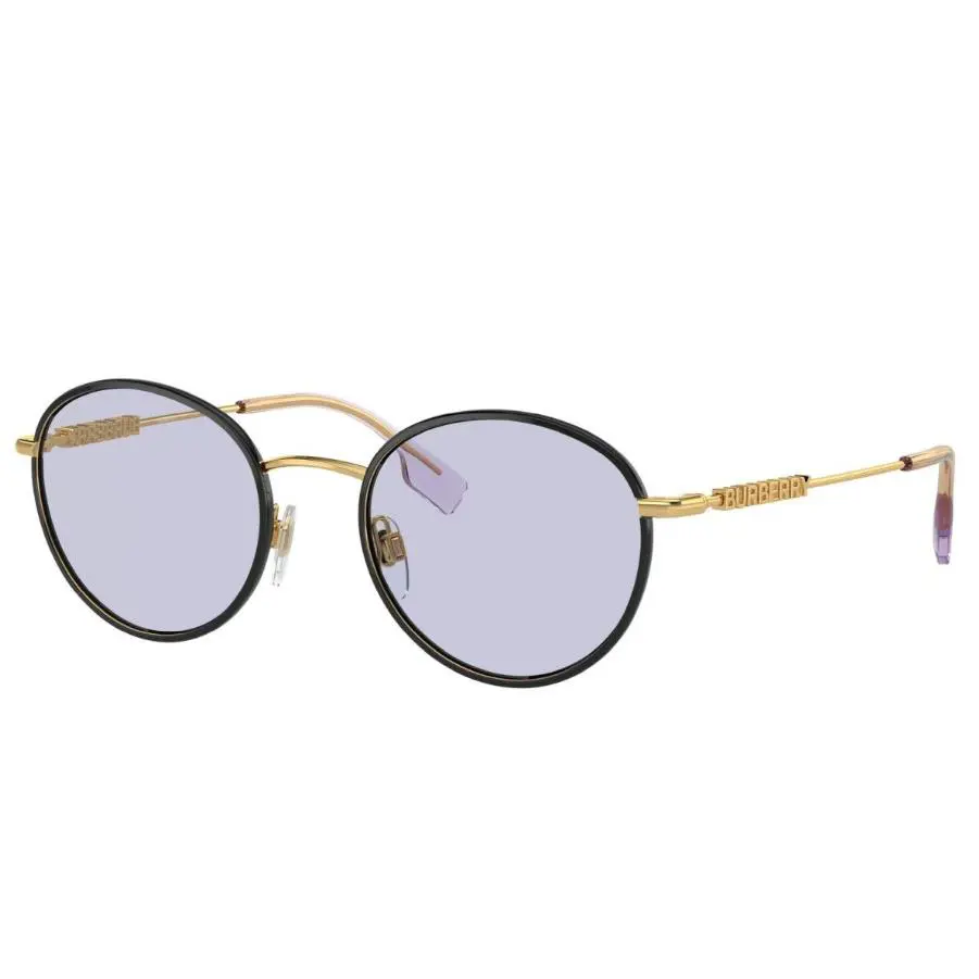 Tom Ford Burberry BE3148D 10171A Sunglasses Black Frame Lilac Lenses 51mm