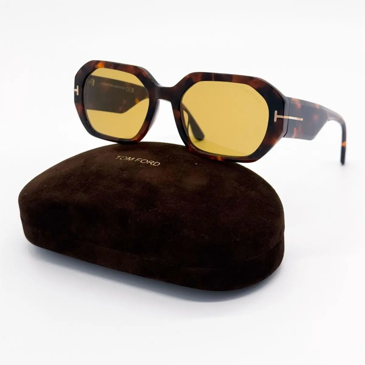 Tom Ford Sunglasses VERONIQUE-02 TF917 55E Havana Sunglasses Tom Ford FT0917
