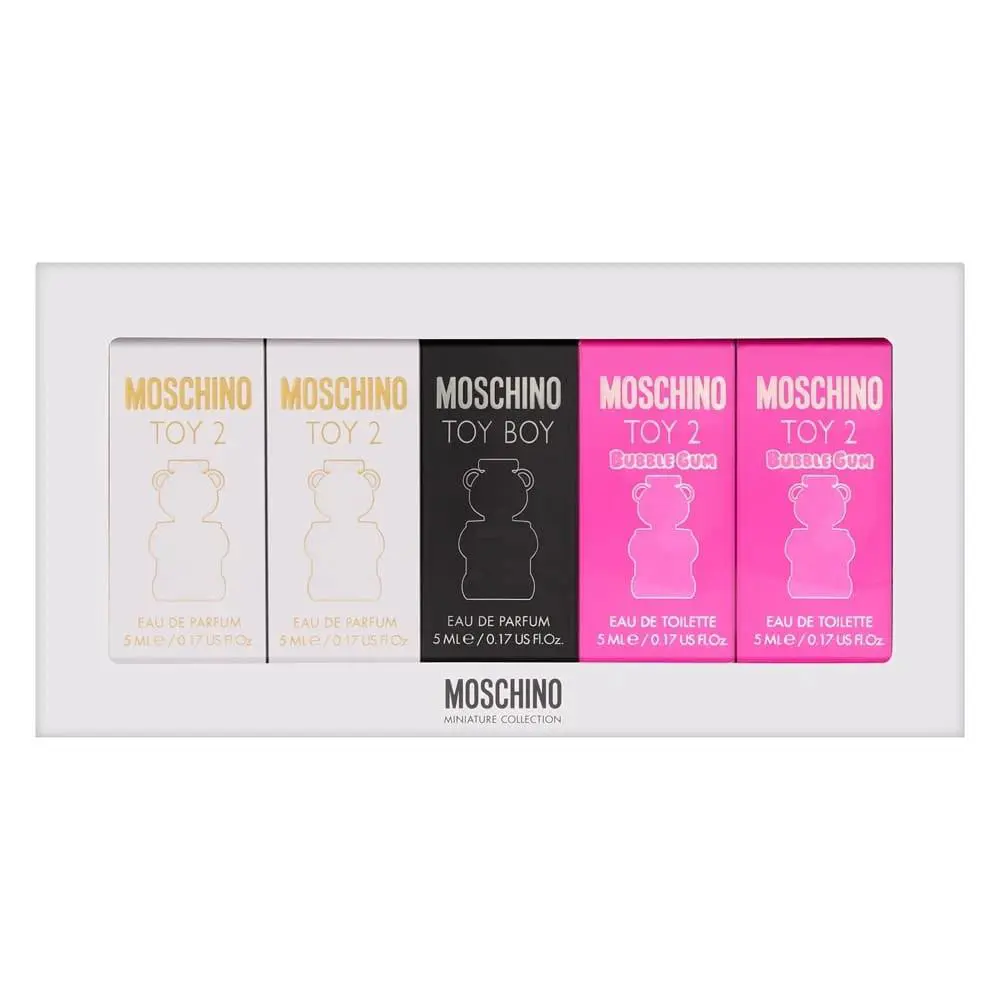 Moschino Toy Miniature Collection For Women 5 Piece Set