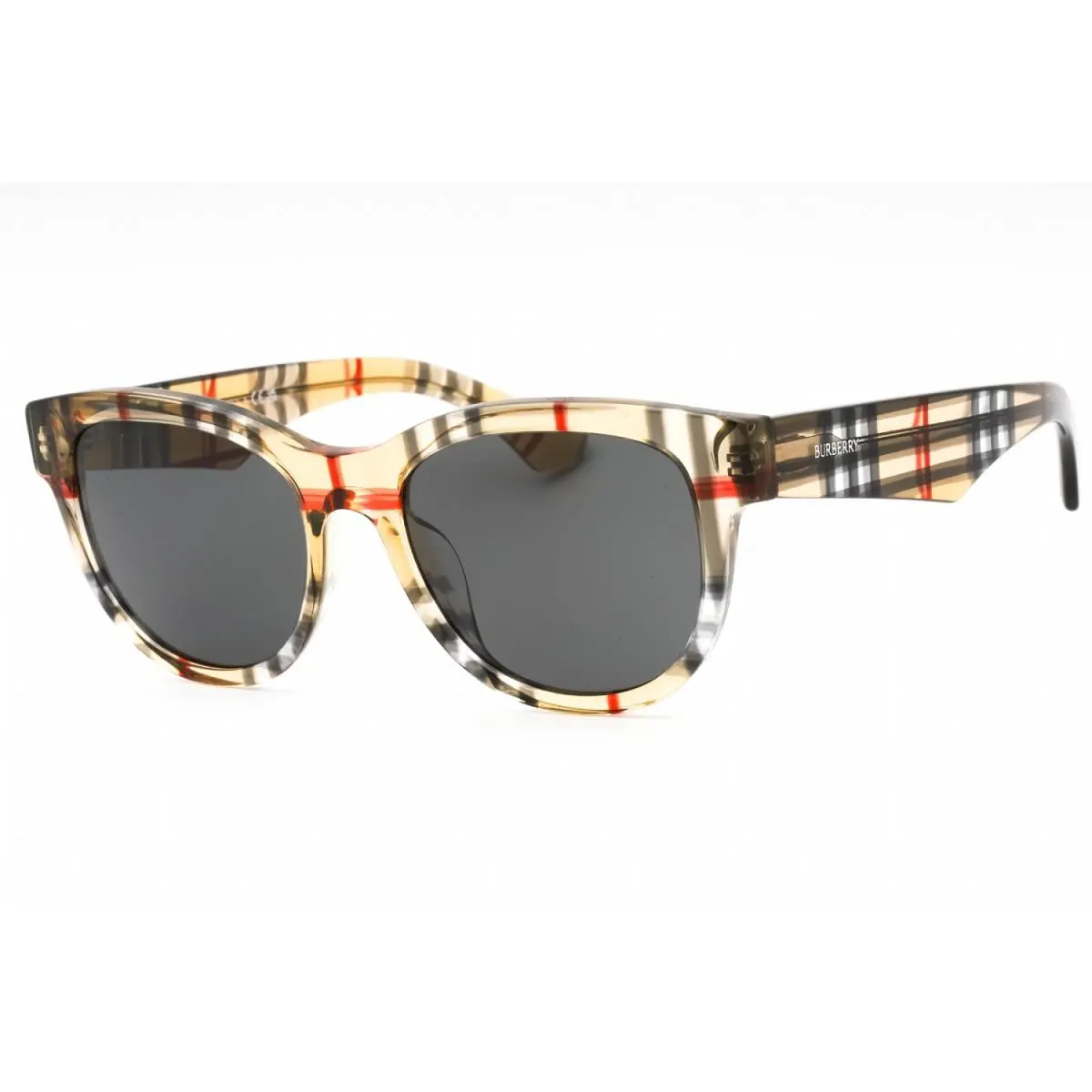 Burberry Dark Grey Square Ladies Sunglasses BE4432U 412287 54 BE4432U 412287 54