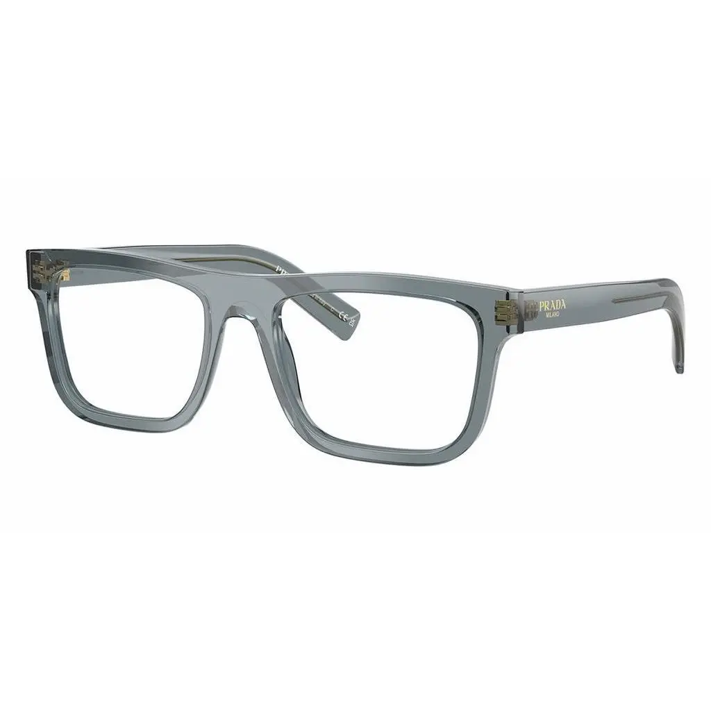 Prada PR C03V 17T101 Transparent Ocean Unisex Eyeglasses Rxable Large