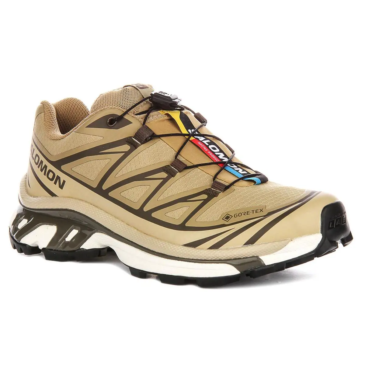 Salomon XT-6 Gtx Fast Lacing Hike Inspired Mens Sneaker In Tan US 7 - 13