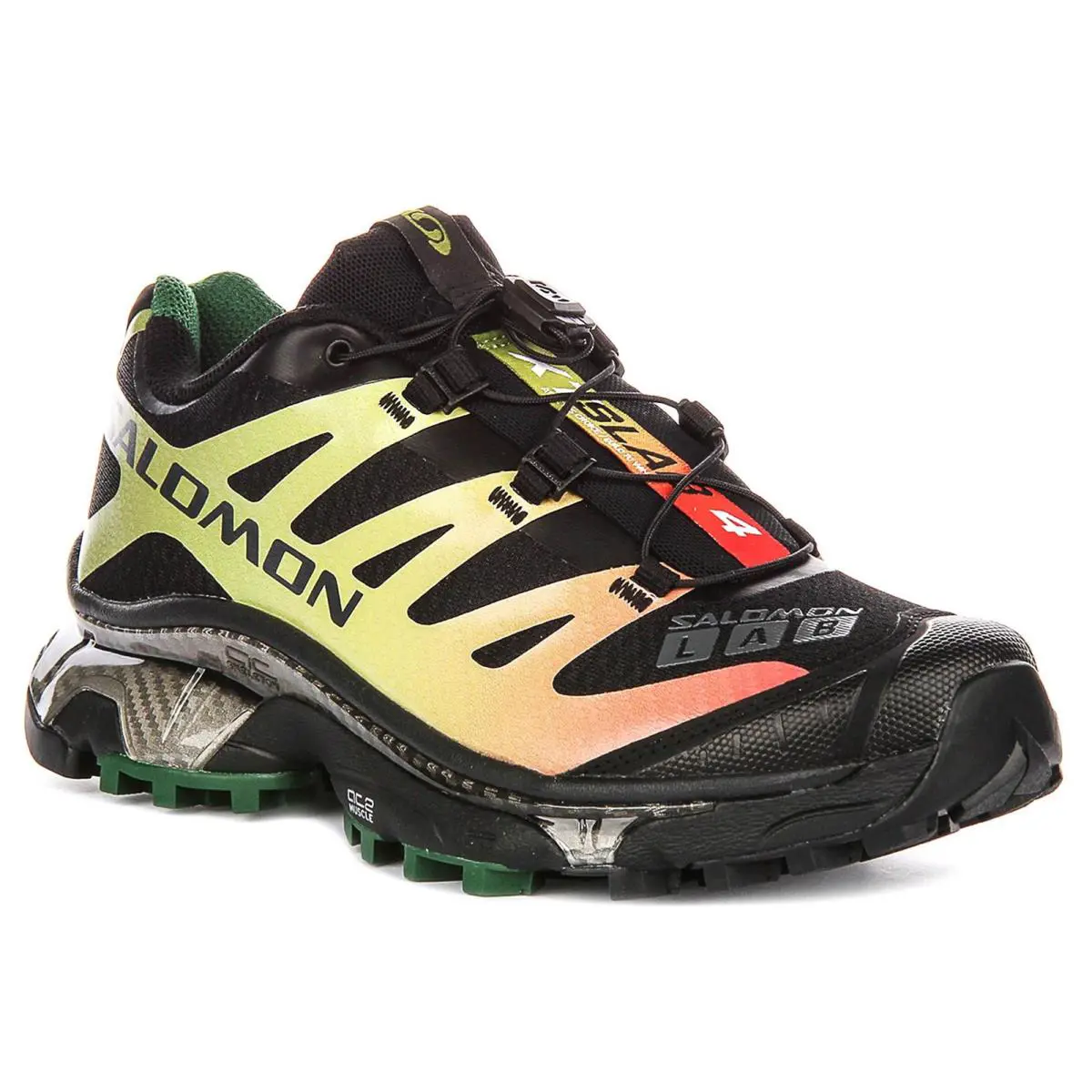 Salomon Lacing Outdoor Explorer Laced Mens Sneaker In Black Yellow US 7 - 13