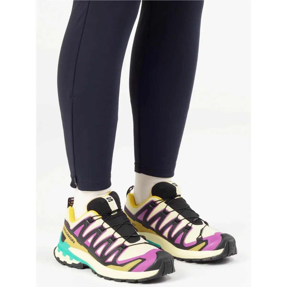 Salomon shoes - XA Pro 3D V9 GORE-TEX - L47882200 - Transparent Yellow/Black 13
