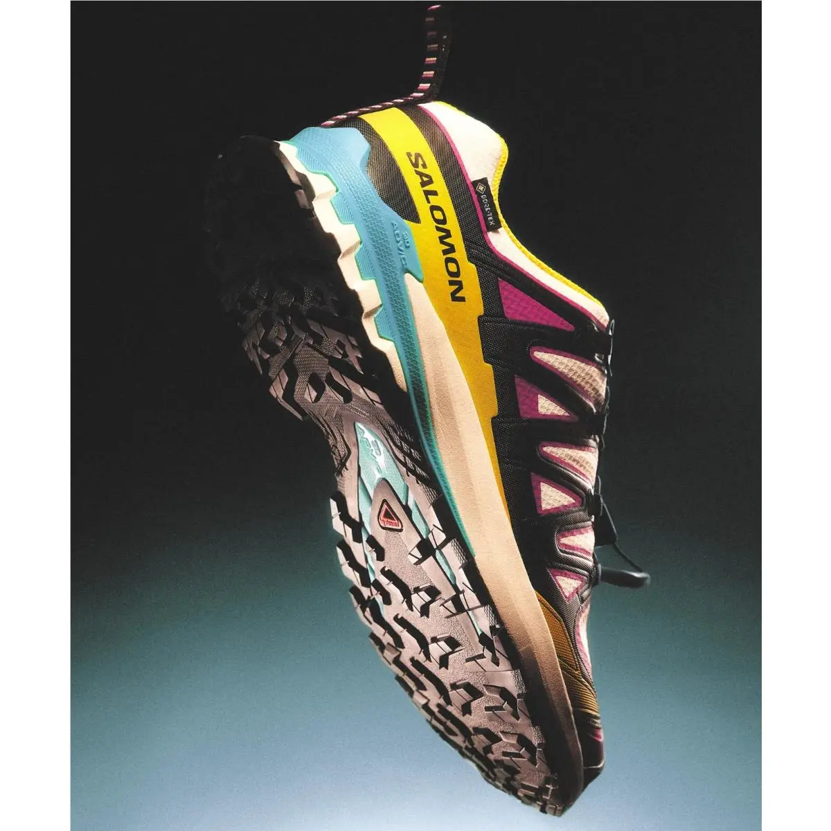 Salomon shoes - XA Pro 3D V9 GORE-TEX - L47882200 - Transparent Yellow/Black 10